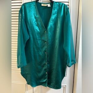 Vintage Gold Label Victoria's Secret Nightshirt Sz M/L-0166